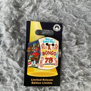 Disney Parks 2022 Fun And Fancy Free Bongo Bear 75th Anniversary Hinged LE Pin